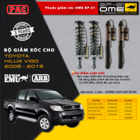 Giảm xóc OME BP51 – Toyota Hilux Vigo 2005-2015