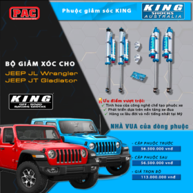 King Shocks – Jeep JL Wrangler / JT Gladiator