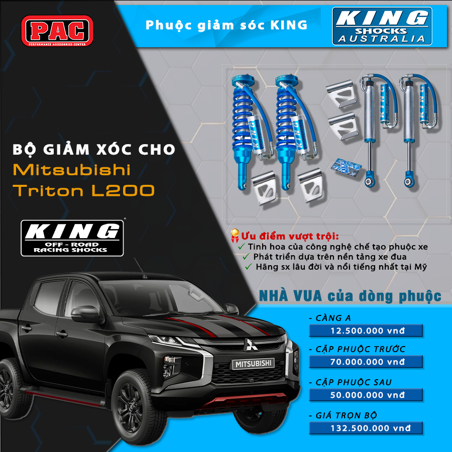 thumbnail image 2 of DREXLER Twin Tube Gas Shocks – Rear Shock Absorbers For Mitsubishi L200 Triton 2.5 2006-2015 2 of 3