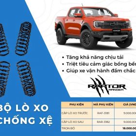 NÂNG CẤP LÒ XO – FORD RAPTOR NEXTGEN SAU 2022